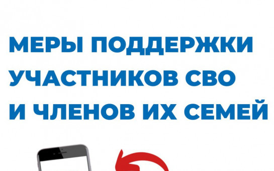 Меры поддержки участников СВО и членов их семей